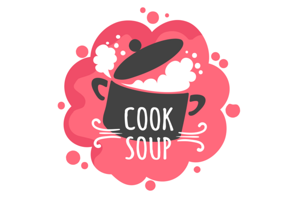 Cook Soup Drawing: A Designer's Review for Kitchen Embroidery