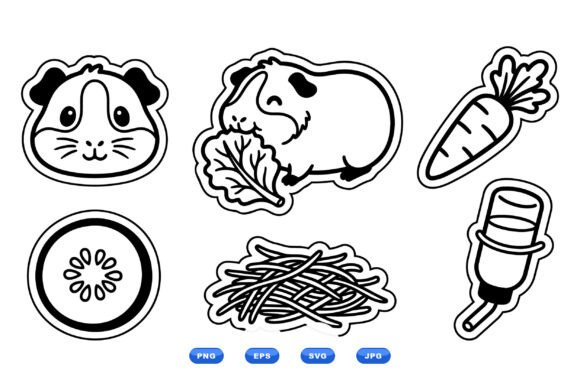Cute Guinea Pig Sticker SVGs: A Designer's Review