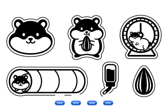 Cute Hamster Sticker Clipart: A Designer's Embroidery Review