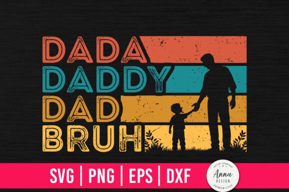 Dada Daddy Dad Bruh Retro SVG: A Designer's Review
