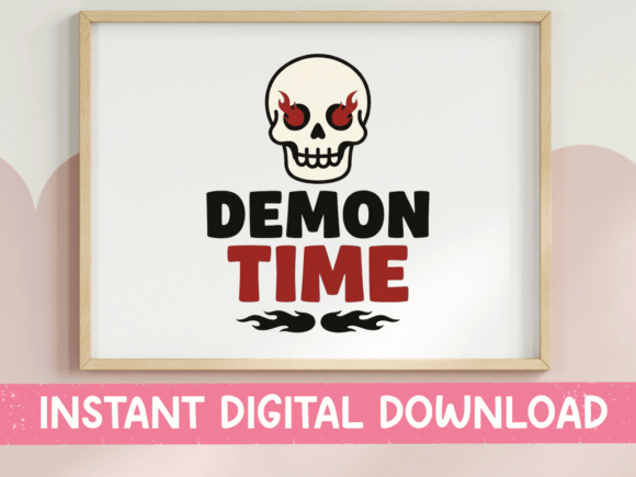 Demon Time Skull Flames SVG: A Designer's Review
