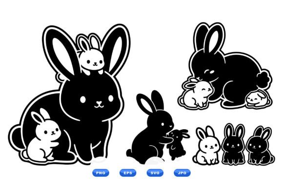 Mama Bunny SVG Clipart Set: A Designer's Stitch Review