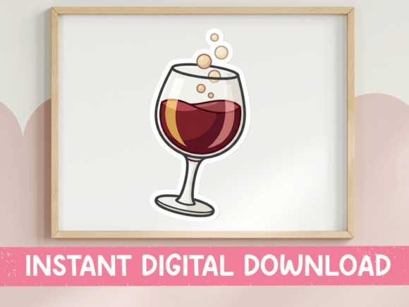 Red Wine Glass Sticker Design: A Stitcher's Review