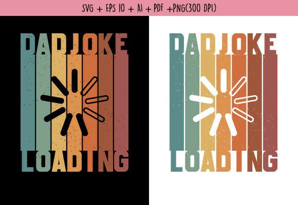 Retro Dad Joke Loading SVG: A Designer's Review