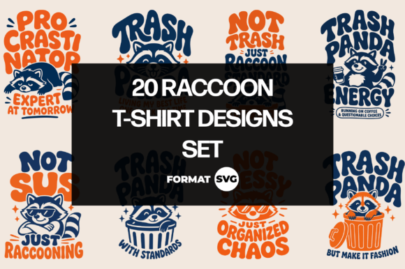 Review: 20 Raccoon SVG Bundle for Embroidery Projects