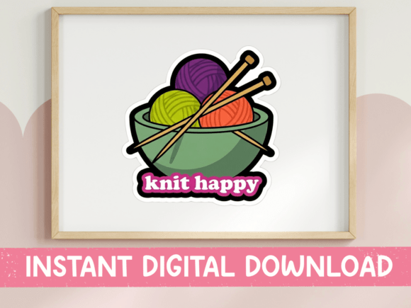 Review: Knit Happy Yarn Bowl Sticker for Embroidery