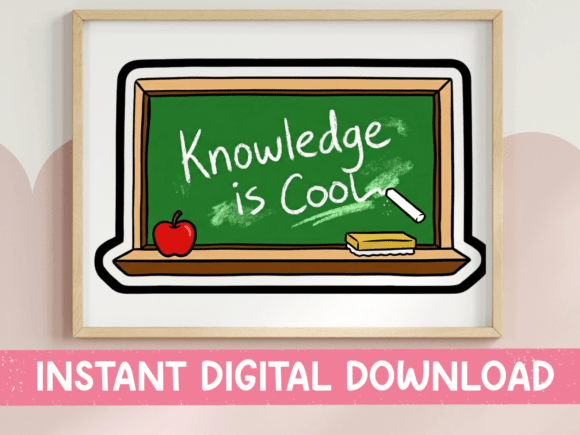Review: Knowledge is Cool Chalkboard SVG for Embroidery