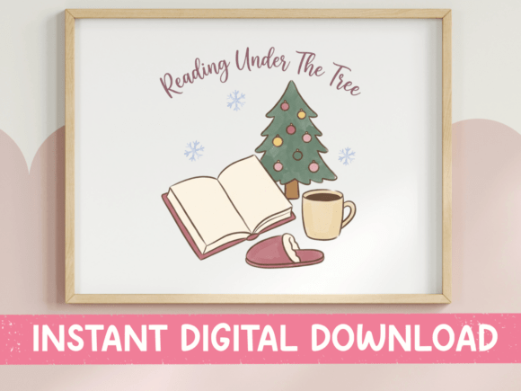 Review: Reading Under the Tree Christmas SVG for Holiday Stitching