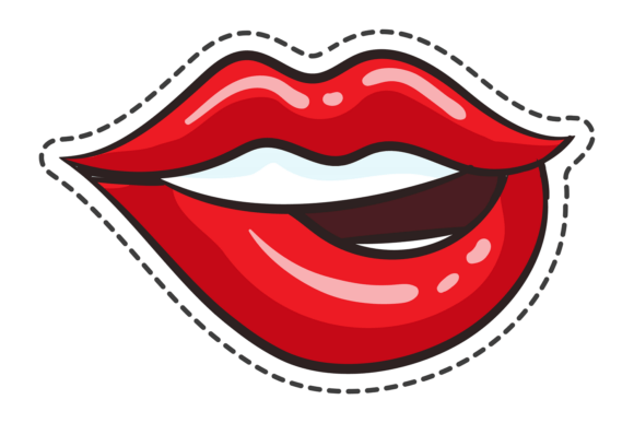 Review: Sexy Lip Biting Sticker for Embroidery Projects