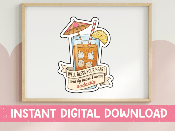 Review: Well Bless Your Heart Southern Sticker for Embroidery