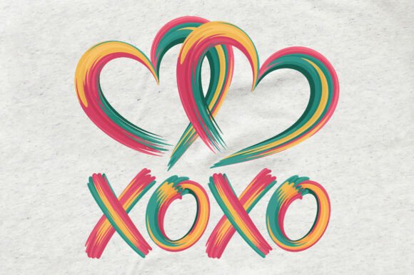 Review: XOXO Love Heart Valentine's Day Png Svg for Embroidery