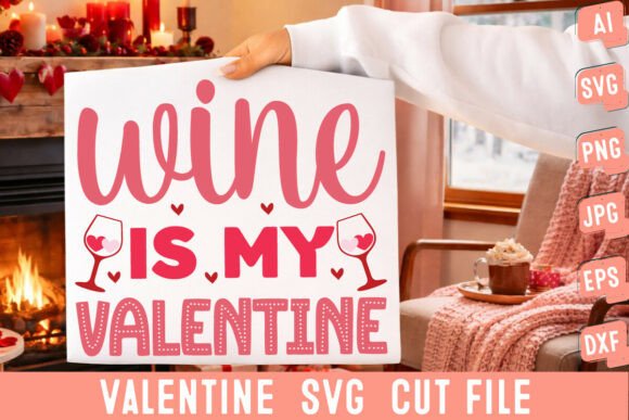 Wine is My Valentine SVG: A Designer's Take
