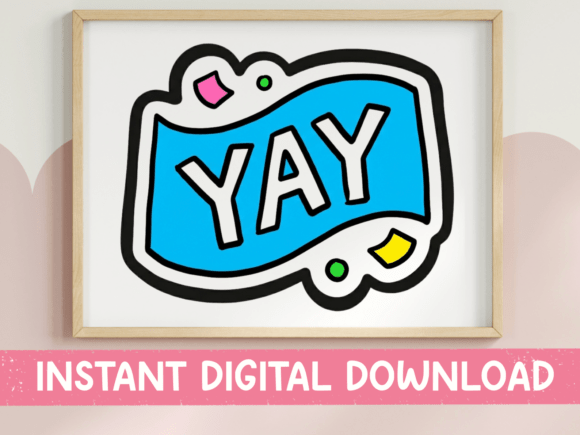 Yay Retro Speech Bubble SVG: A Bold Choice for Embroidery